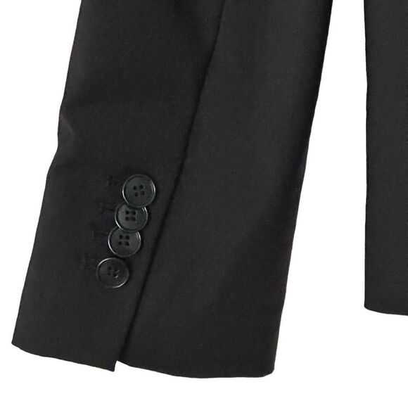 Ann Taylor Black Wool 2-Button Blazer| Size 8 - Picture 4 of 10